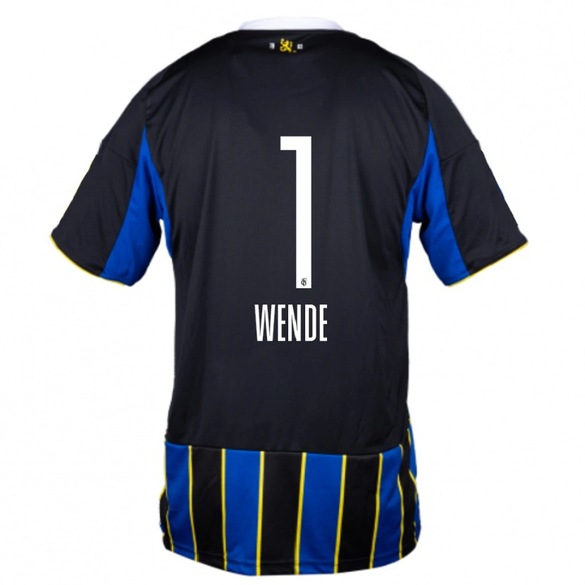 Danxen Dames Johanna Wende #1 Blauw Zwart Geel Thuisshirt Thuistenue 2025/26 T-Shirt België