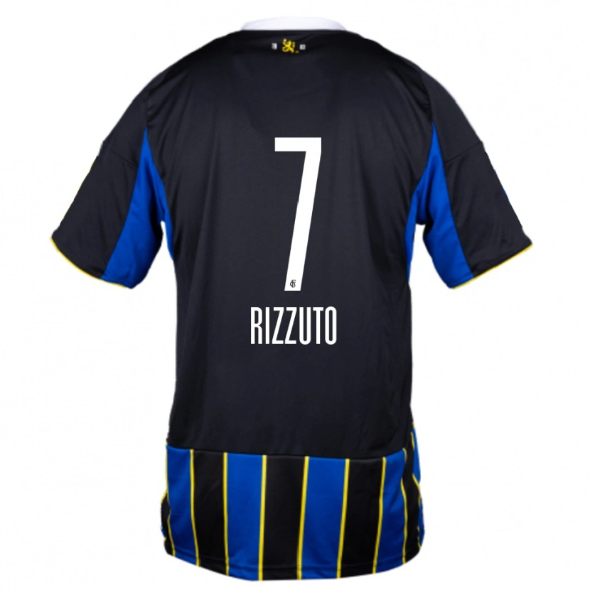 Danxen Dames Calogero Rizzuto #7 Blauw Zwart Geel Thuisshirt Thuistenue 2025/26 T-Shirt België