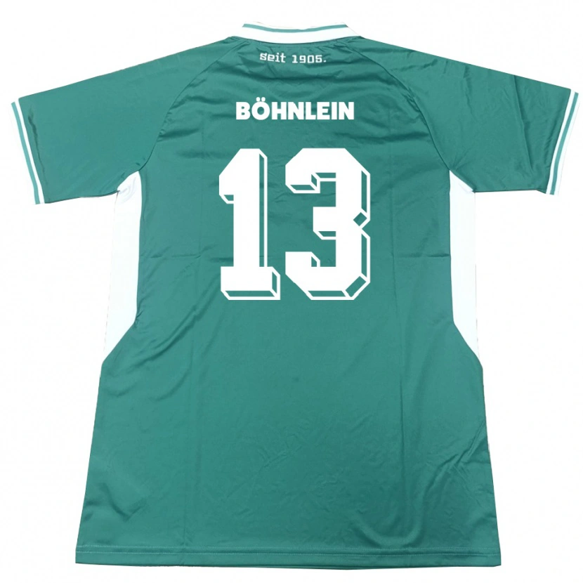 Danxen Dames Kristian Böhnlein #13 Groen Wit Thuisshirt Thuistenue 2025/26 T-Shirt België