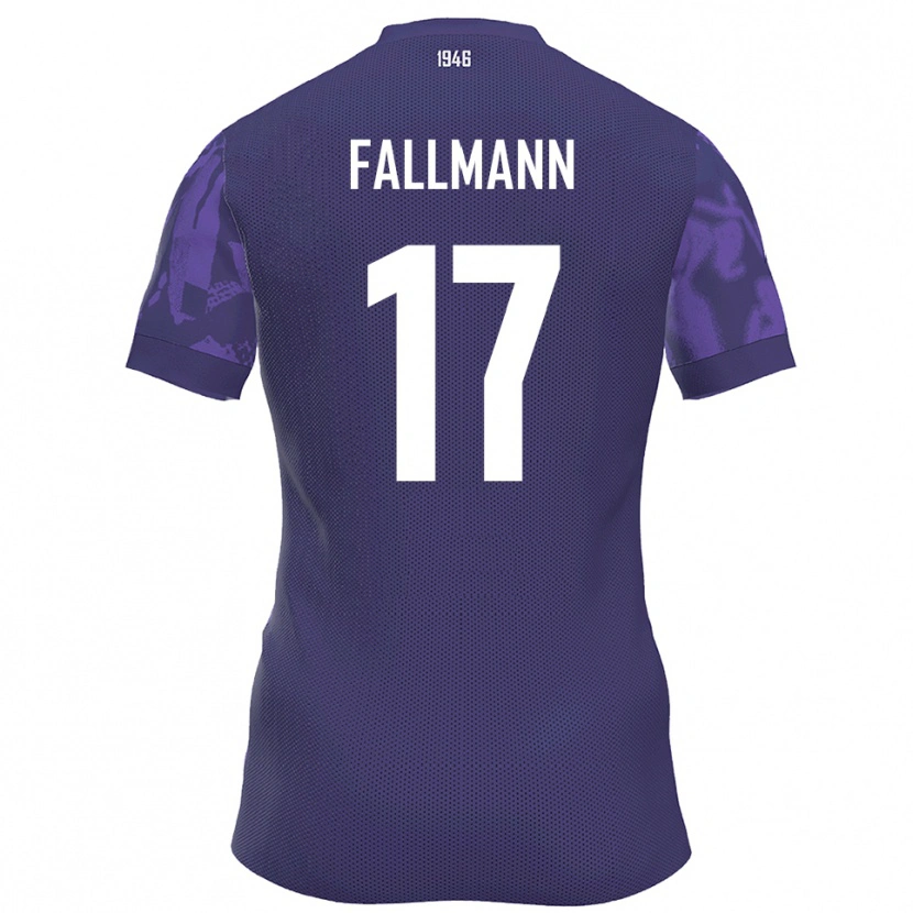 Danxen Dames Pascal Fallmann #17 Paars Wit Thuisshirt Thuistenue 2025/26 T-Shirt België