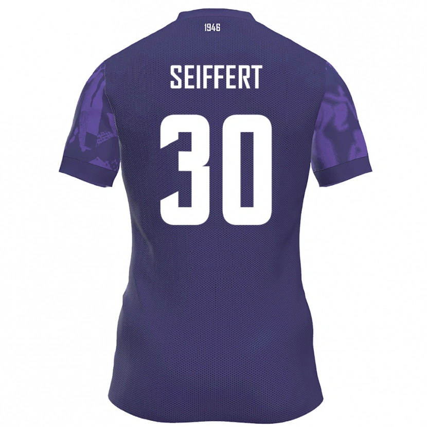 Danxen Dames Moritz Seiffert #30 Paars Wit Thuisshirt Thuistenue 2025/26 T-Shirt België