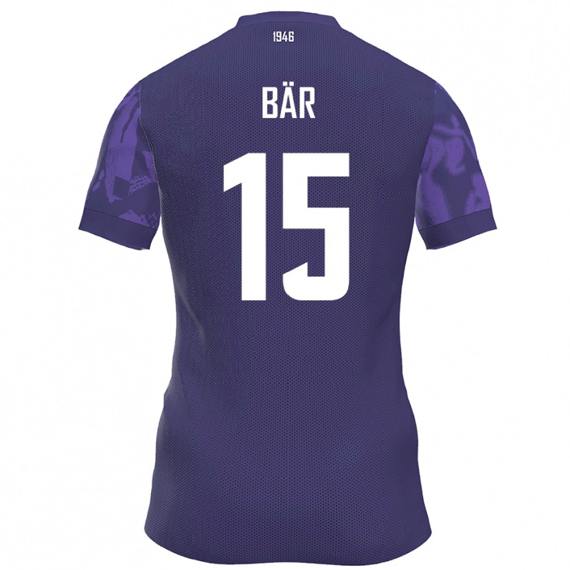 Danxen Dames Marcel Bär #15 Paars Wit Thuisshirt Thuistenue 2025/26 T-Shirt België