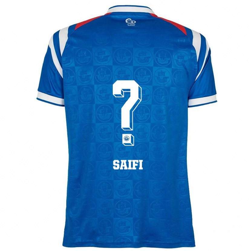 Danxen Dames Sahand Saifi #0 Blauw Wit Rood Thuisshirt Thuistenue 2025/26 T-Shirt België