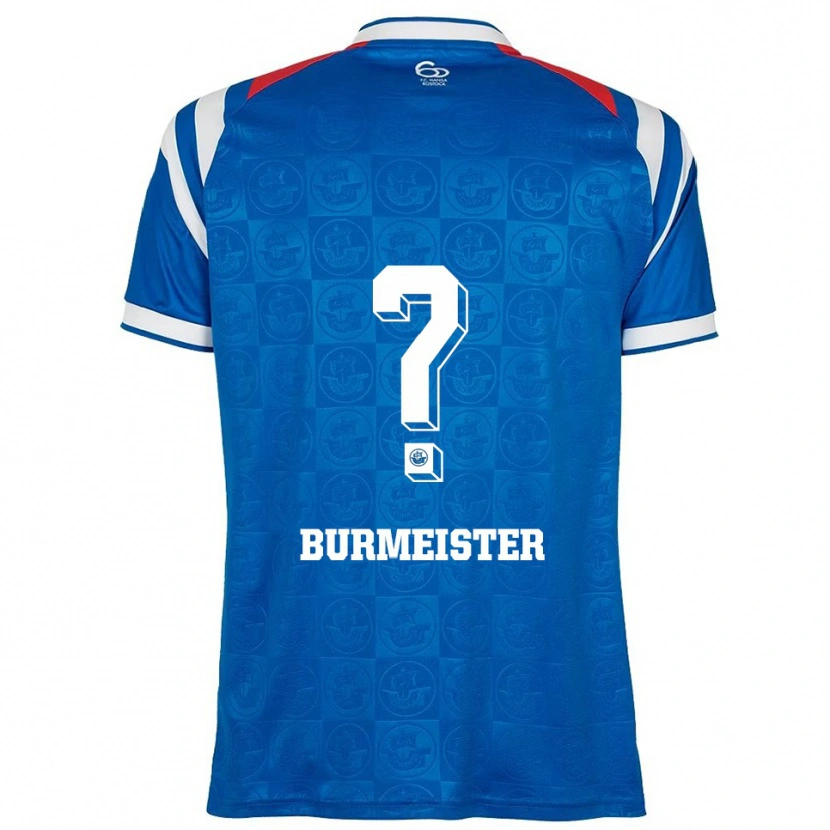 Danxen Dames Fiete Burmeister #0 Blauw Wit Rood Thuisshirt Thuistenue 2025/26 T-Shirt België