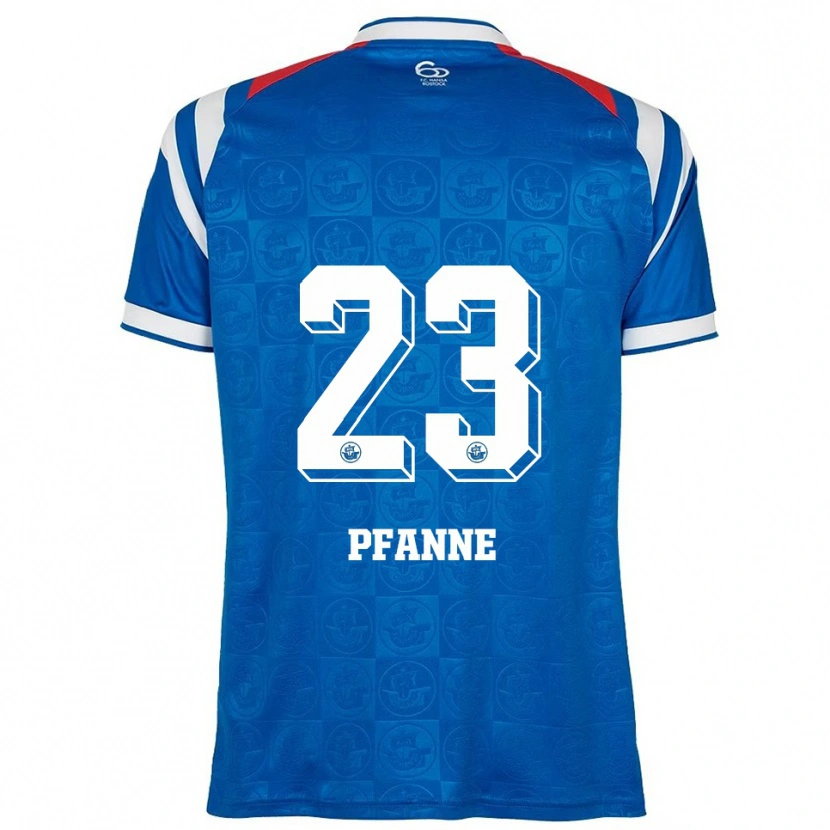 Danxen Dames Franz Pfanne #23 Blauw Wit Rood Thuisshirt Thuistenue 2025/26 T-Shirt België