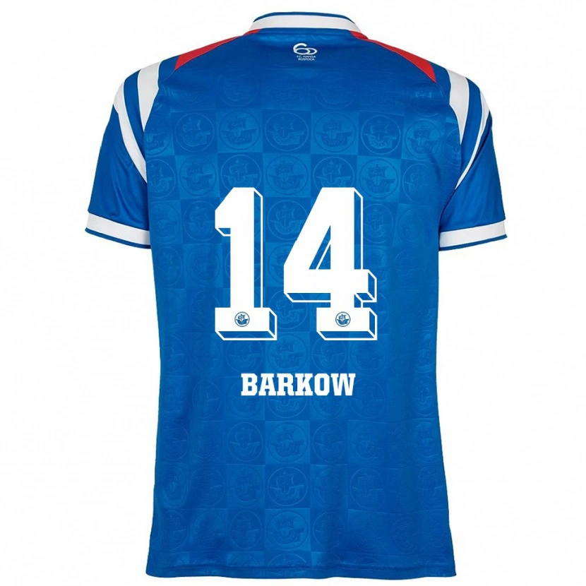 Danxen Dames Louis Barkow #14 Blauw Wit Rood Thuisshirt Thuistenue 2025/26 T-Shirt België