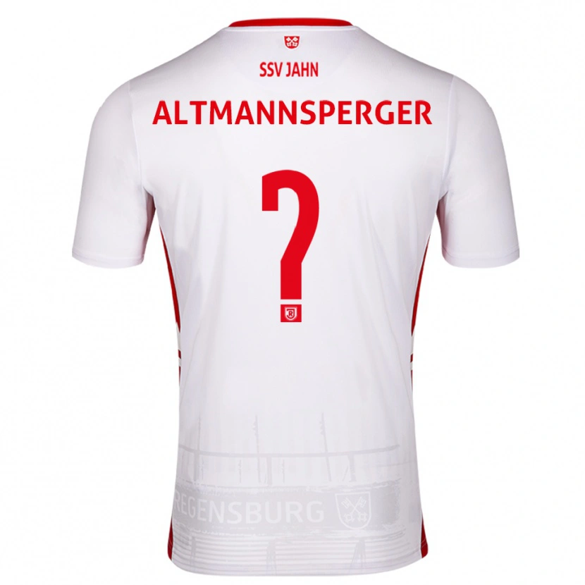 Danxen Dames Felix Altmannsperger #0 Wit Rood Thuisshirt Thuistenue 2025/26 T-Shirt België