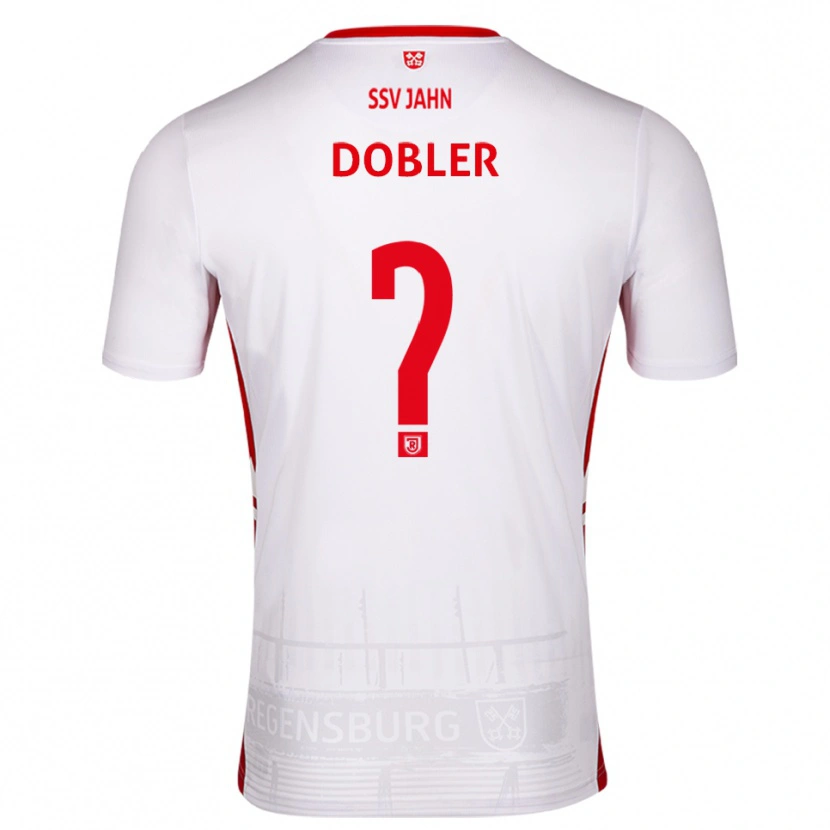 Danxen Dames Maximilian Dobler #0 Wit Rood Thuisshirt Thuistenue 2025/26 T-Shirt België