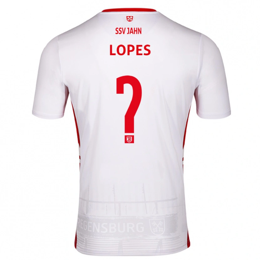 Danxen Dames Sidney Lopes #0 Wit Rood Thuisshirt Thuistenue 2025/26 T-Shirt België