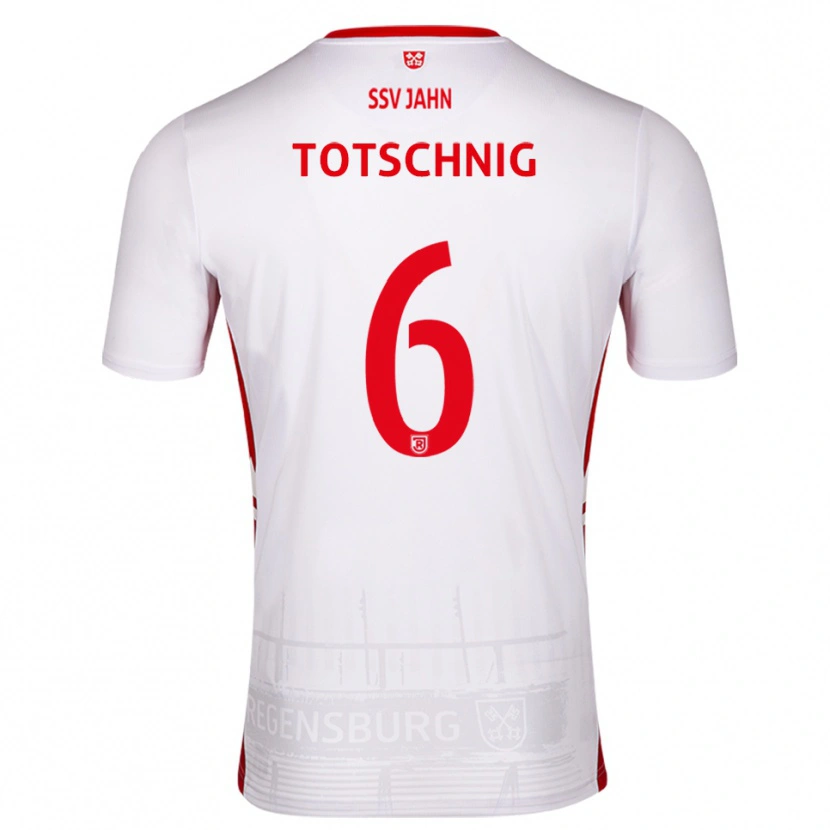 Danxen Dames Josef Totschnig #6 Wit Rood Thuisshirt Thuistenue 2025/26 T-Shirt België