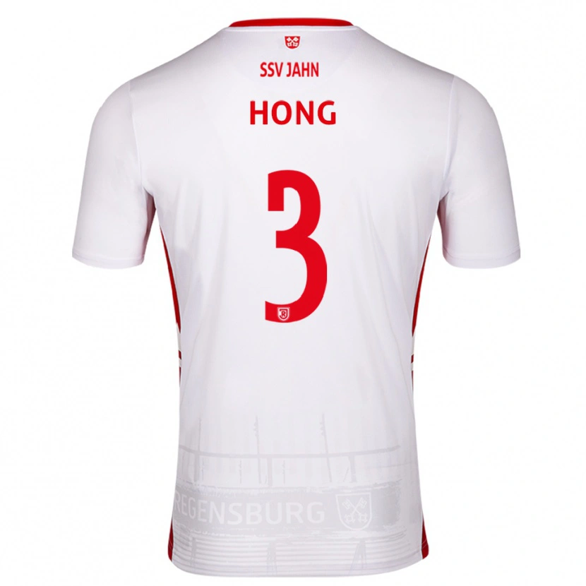 Danxen Dames Hong Lac Luong Thanh #3 Wit Rood Thuisshirt Thuistenue 2025/26 T-Shirt België