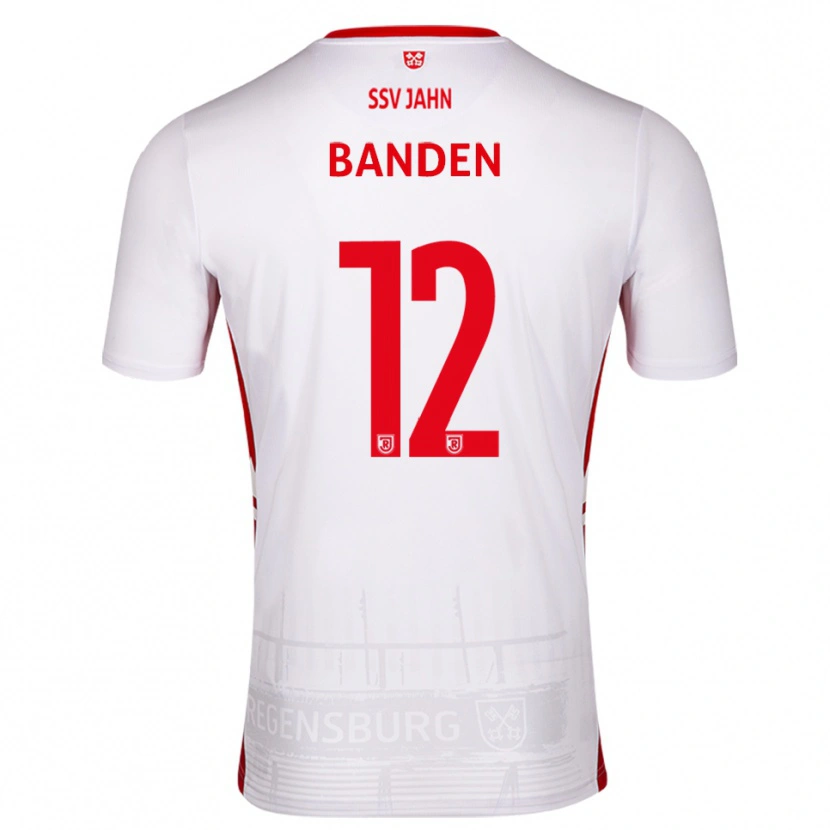 Danxen Dames Ante Banden #12 Wit Rood Thuisshirt Thuistenue 2025/26 T-Shirt België