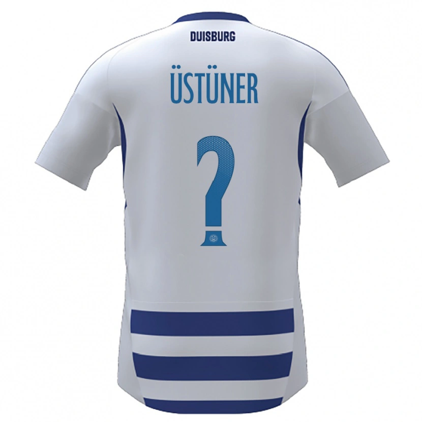 Danxen Dames Ismail Üstüner #0 Wit Blauw Thuisshirt Thuistenue 2025/26 T-Shirt België