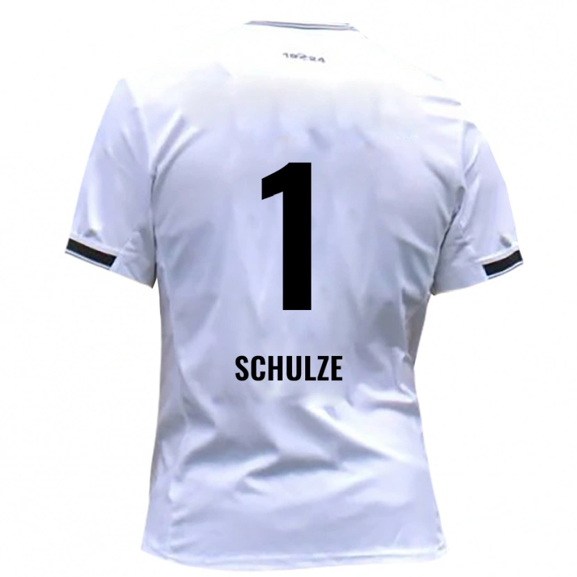 Danxen Dames Philipp Schulze #1 Wit Rood Thuisshirt Thuistenue 2025/26 T-Shirt België