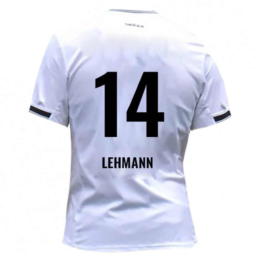 Danxen Dames Paul Lehmann #14 Wit Rood Thuisshirt Thuistenue 2025/26 T-Shirt België