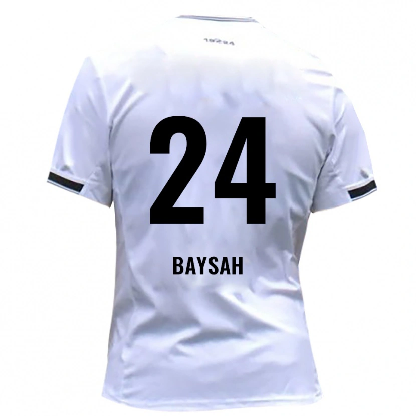 Danxen Dames Mayango Baysah #24 Wit Rood Thuisshirt Thuistenue 2025/26 T-Shirt België
