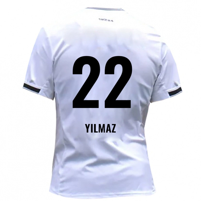 Danxen Dames Furkan Yilmaz #22 Wit Rood Thuisshirt Thuistenue 2025/26 T-Shirt België