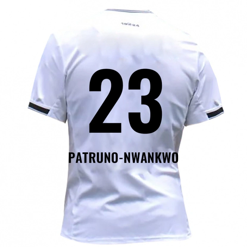 Danxen Dames Josiah Patruno-Nwankwo #23 Wit Rood Thuisshirt Thuistenue 2025/26 T-Shirt België