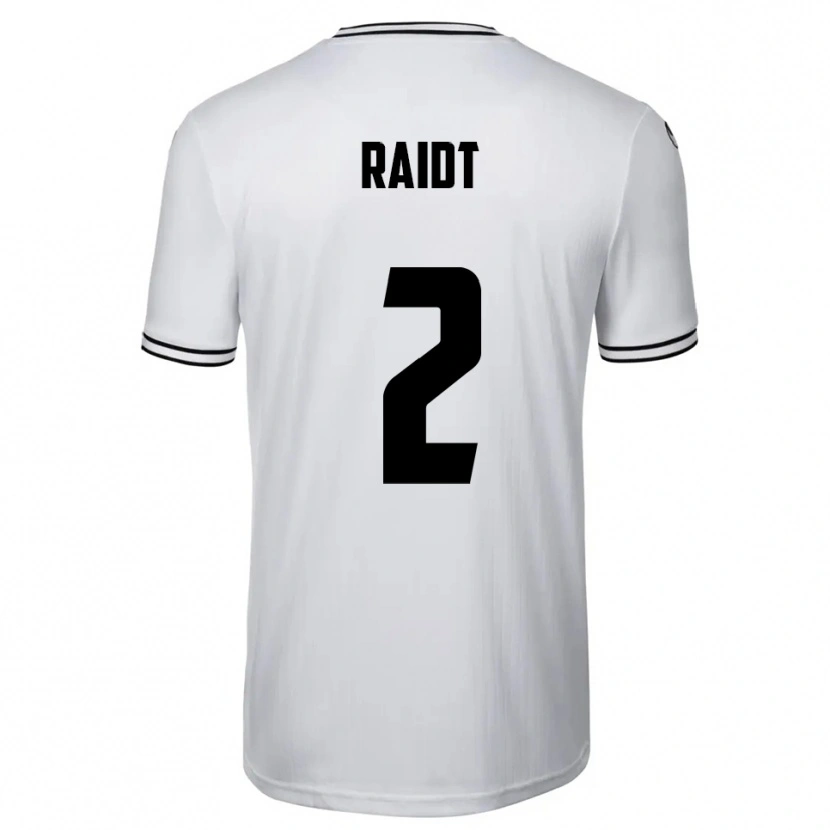 Danxen Dames Bodie Raidt #2 Wit Zwart Thuisshirt Thuistenue 2025/26 T-Shirt België