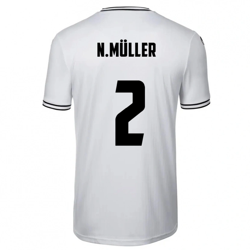 Danxen Dames Nico Müller #2 Wit Zwart Thuisshirt Thuistenue 2025/26 T-Shirt België
