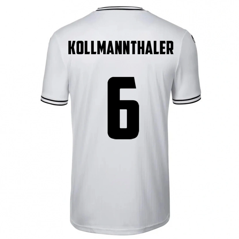 Danxen Dames Elischa Kollmannthaler #6 Wit Zwart Thuisshirt Thuistenue 2025/26 T-Shirt België