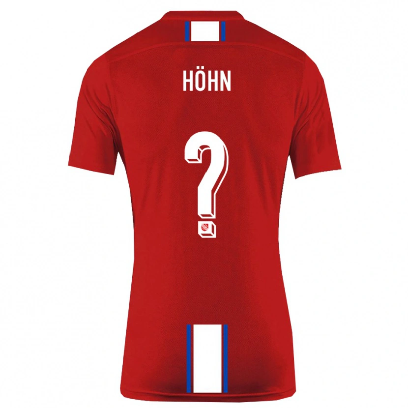 Danxen Dames Sascha Höhn #0 Rood Wit Thuisshirt Thuistenue 2025/26 T-Shirt België