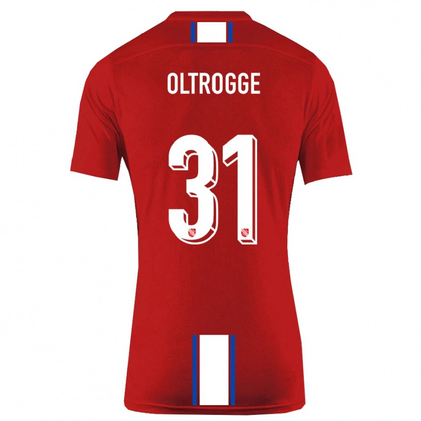 Danxen Dames Jannik Oltrogge #31 Rood Wit Thuisshirt Thuistenue 2025/26 T-Shirt België