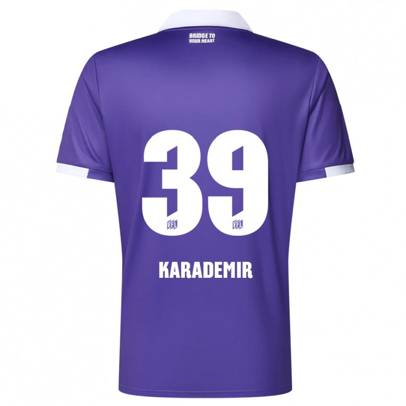 Danxen Dames Yiğit Karademir #39 Paars Wit Thuisshirt Thuistenue 2025/26 T-Shirt België