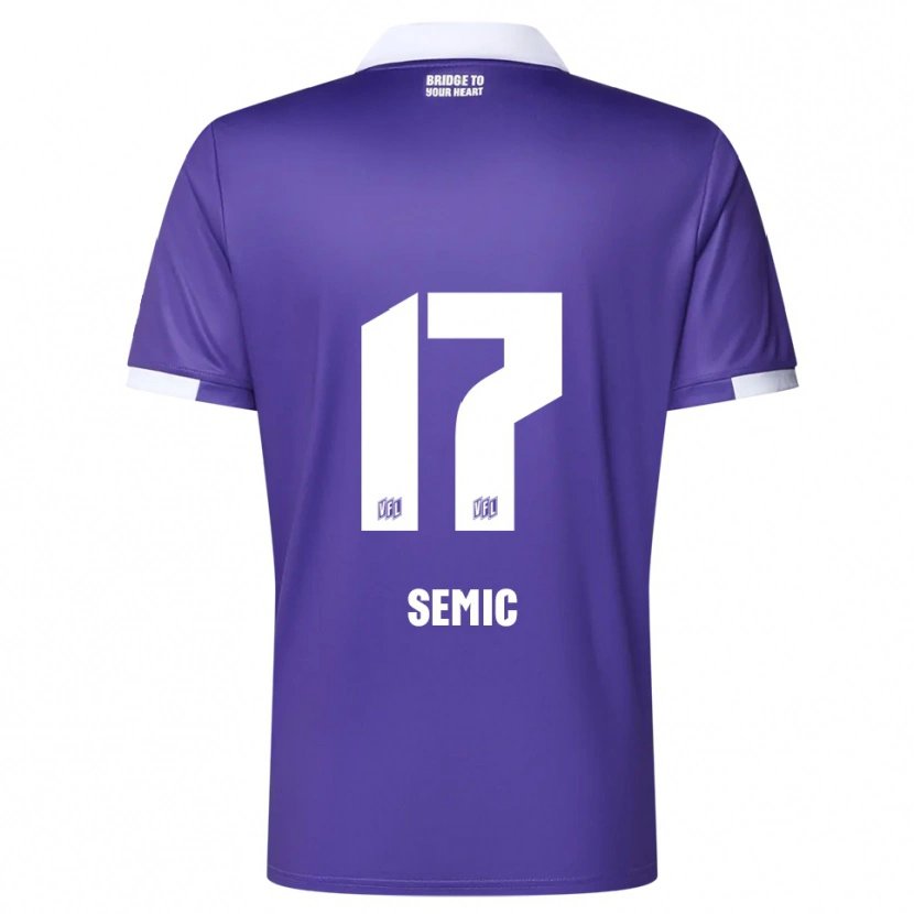 Danxen Dames Lion Semic #17 Paars Wit Thuisshirt Thuistenue 2025/26 T-Shirt België