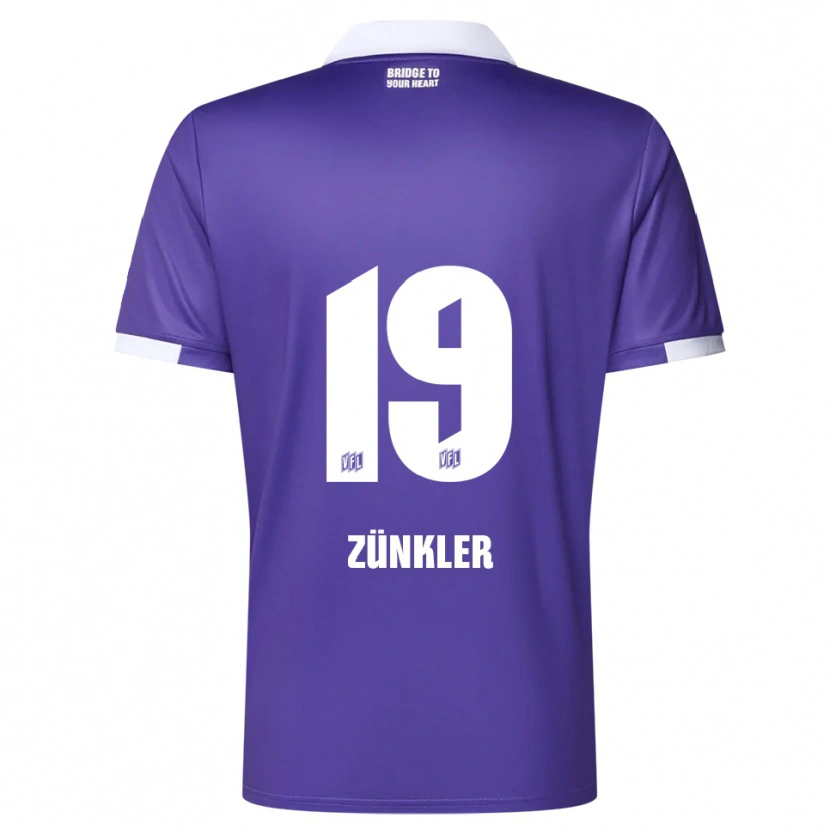 Danxen Dames Bernd Zünkler #19 Paars Wit Thuisshirt Thuistenue 2025/26 T-Shirt België