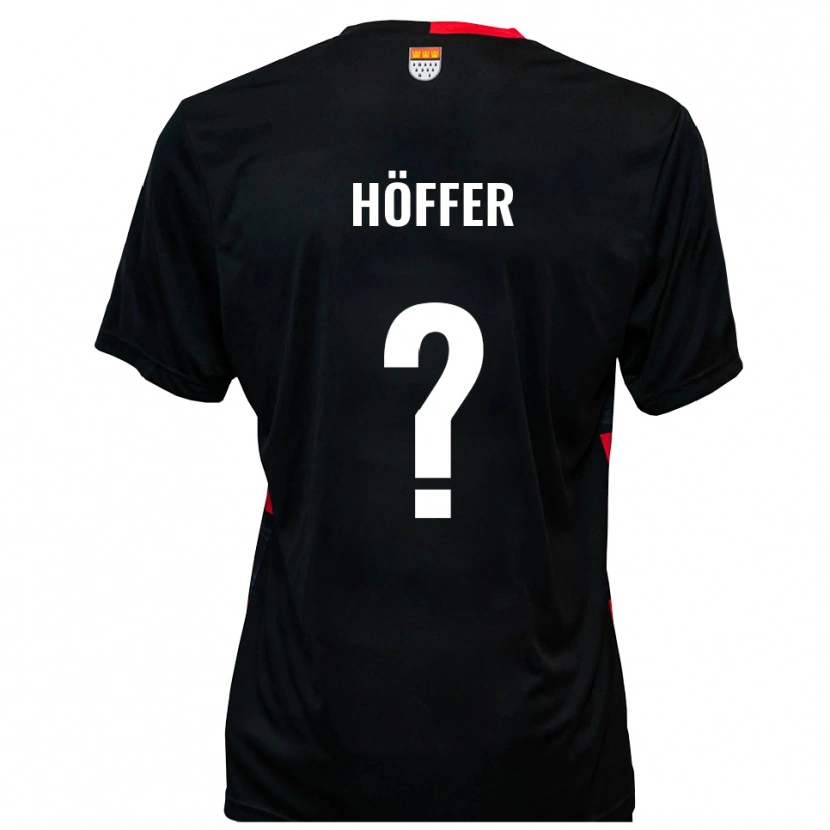 Danxen Dames Chantal Höffer #0 Zwart Rood Thuisshirt Thuistenue 2025/26 T-Shirt België