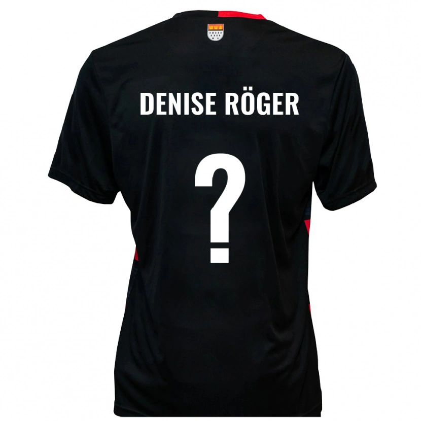Danxen Dames Kim Denise Röger #0 Zwart Rood Thuisshirt Thuistenue 2025/26 T-Shirt België