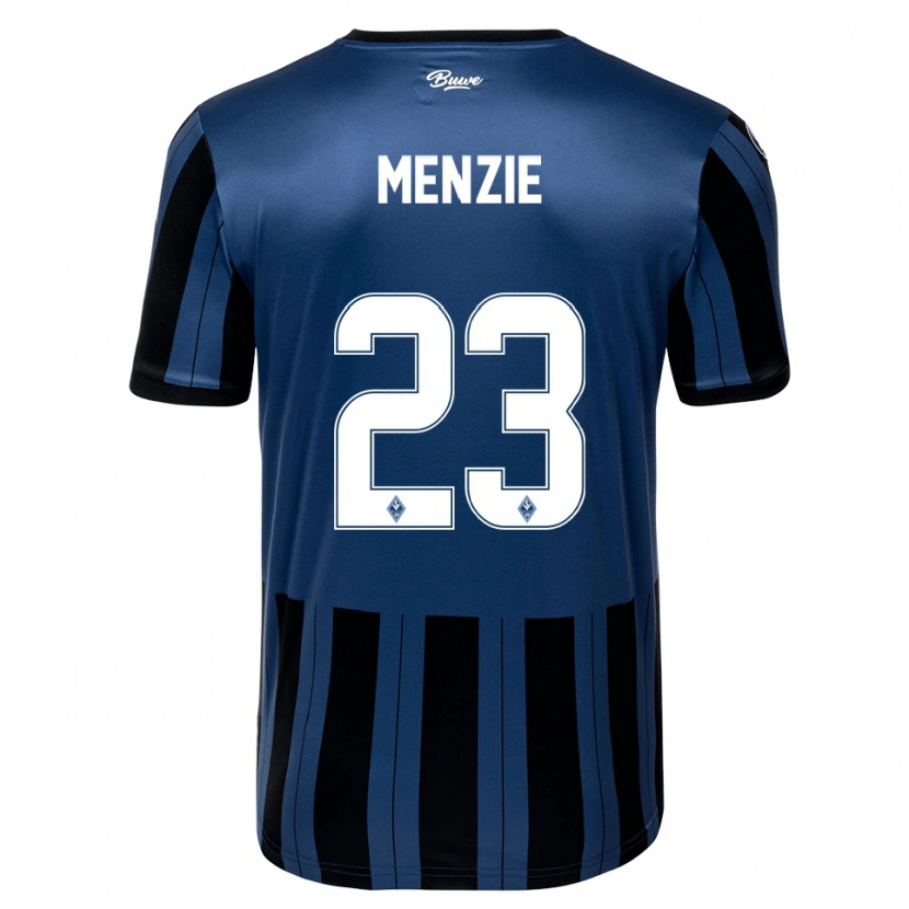Danxen Dames Aamir Menzie #23 Blauw Grijs Zwart Thuisshirt Thuistenue 2025/26 T-Shirt België