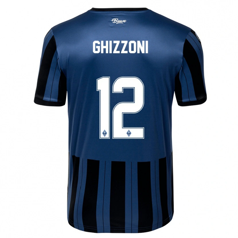 Danxen Dames Xanjo Ghizzoni #12 Blauw Grijs Zwart Thuisshirt Thuistenue 2025/26 T-Shirt België