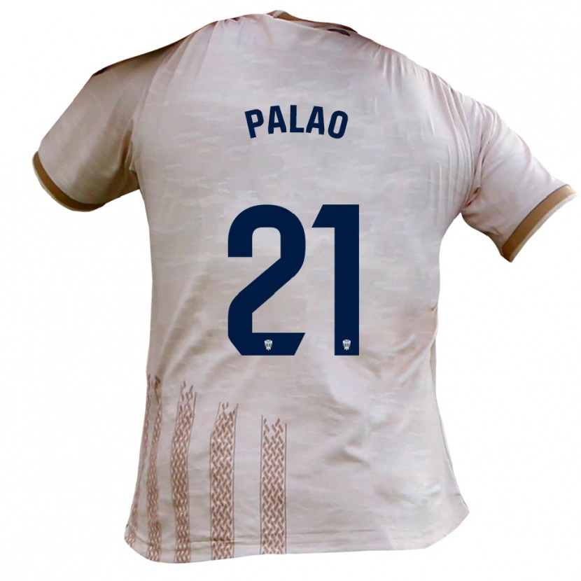 Danxen Dames Rafa Palao #21 Gebroken Wit Bruin Uitshirt Uittenue 2025/26 T-Shirt België