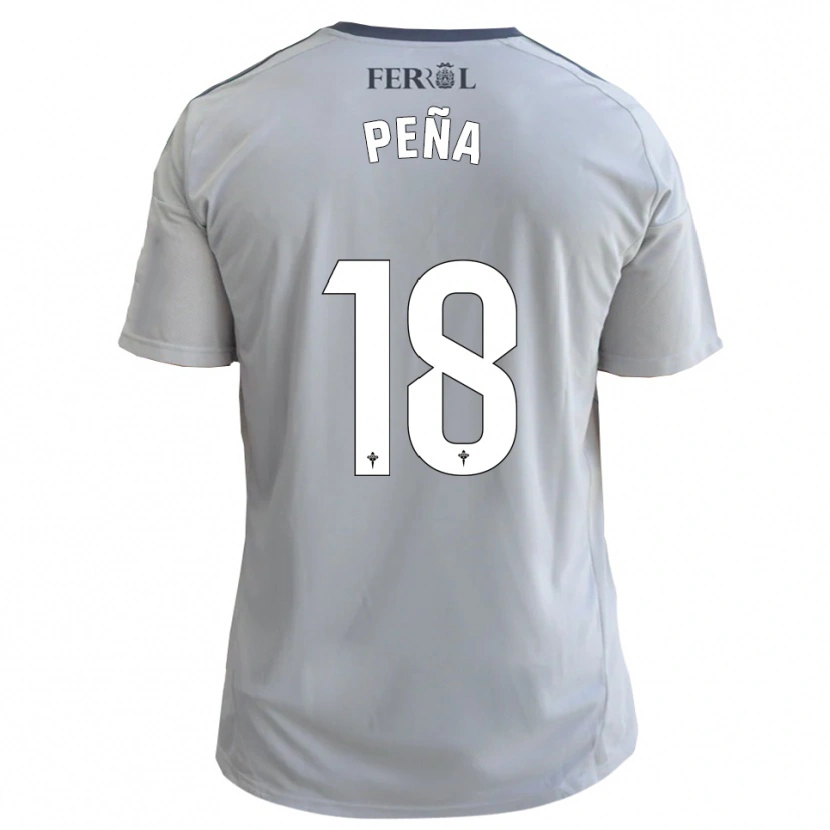 Danxen Dames Álvaro Peña #18 Grijs Zilver Uitshirt Uittenue 2025/26 T-Shirt België
