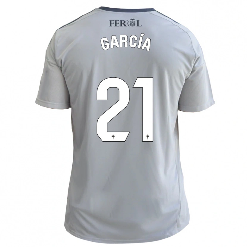 Danxen Dames Azael García #21 Grijs Zilver Uitshirt Uittenue 2025/26 T-Shirt België