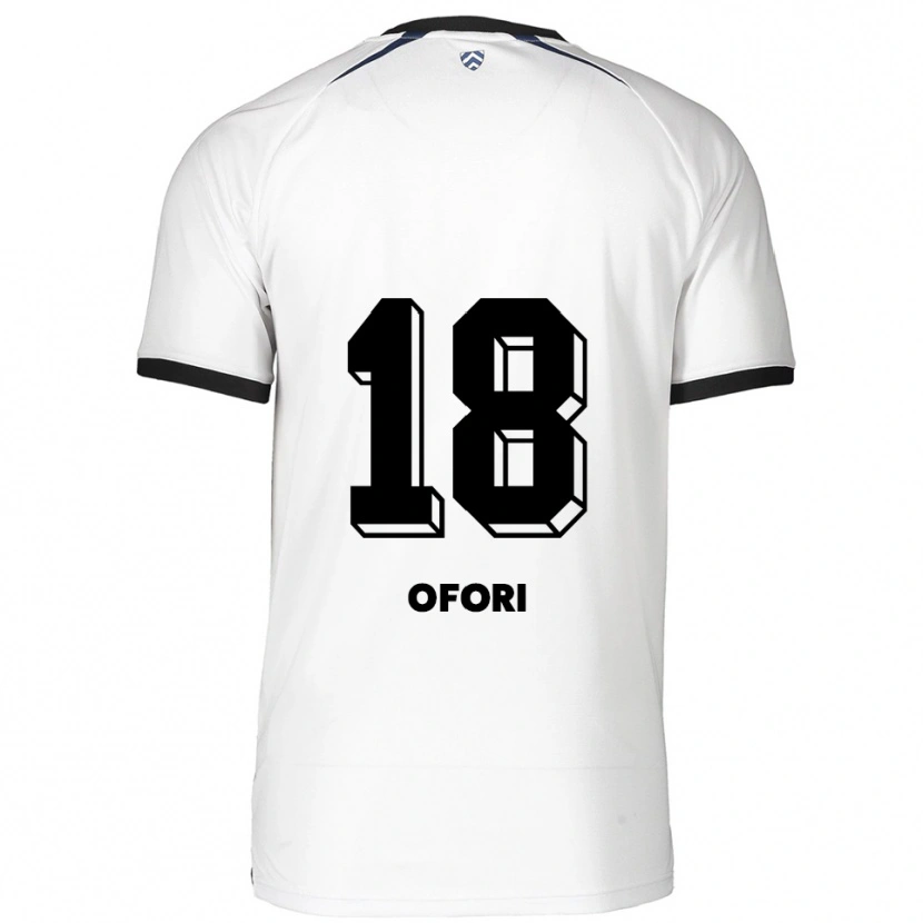Danxen Dames Obed Ofori #18 Wit Zwart Uitshirt Uittenue 2025/26 T-Shirt België