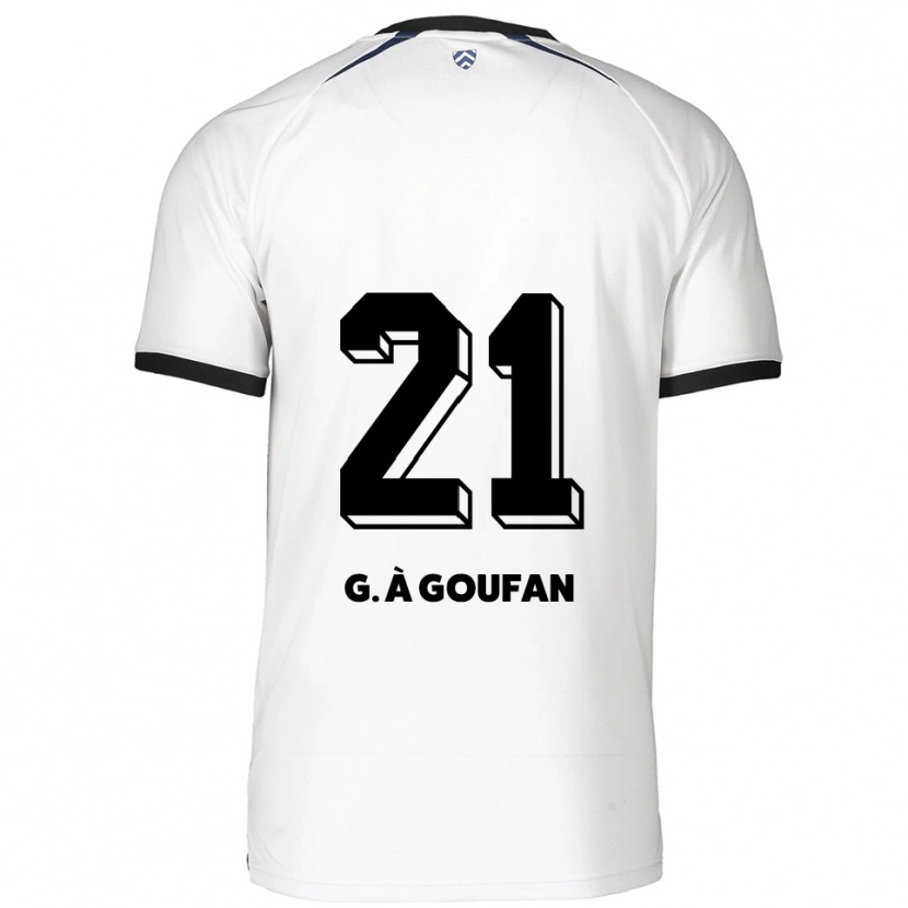 Danxen Dames Marc Gouiffe À Goufan #21 Wit Zwart Uitshirt Uittenue 2025/26 T-Shirt België