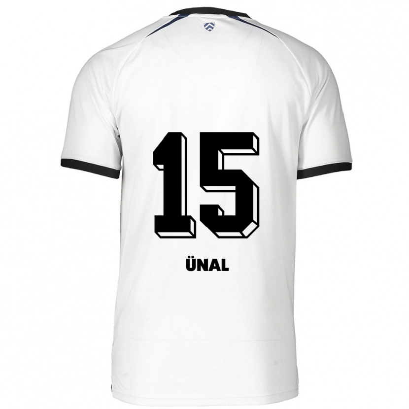 Danxen Dames Erkay Ünal #15 Wit Zwart Uitshirt Uittenue 2025/26 T-Shirt België