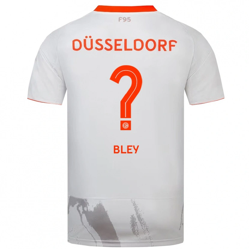 Danxen Dames Melissa Bley #0 Wit Oranje Uitshirt Uittenue 2025/26 T-Shirt België