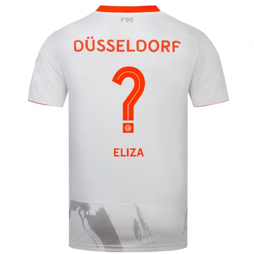 Danxen Dames Eliza Bivolaku #0 Wit Oranje Uitshirt Uittenue 2025/26 T-Shirt België