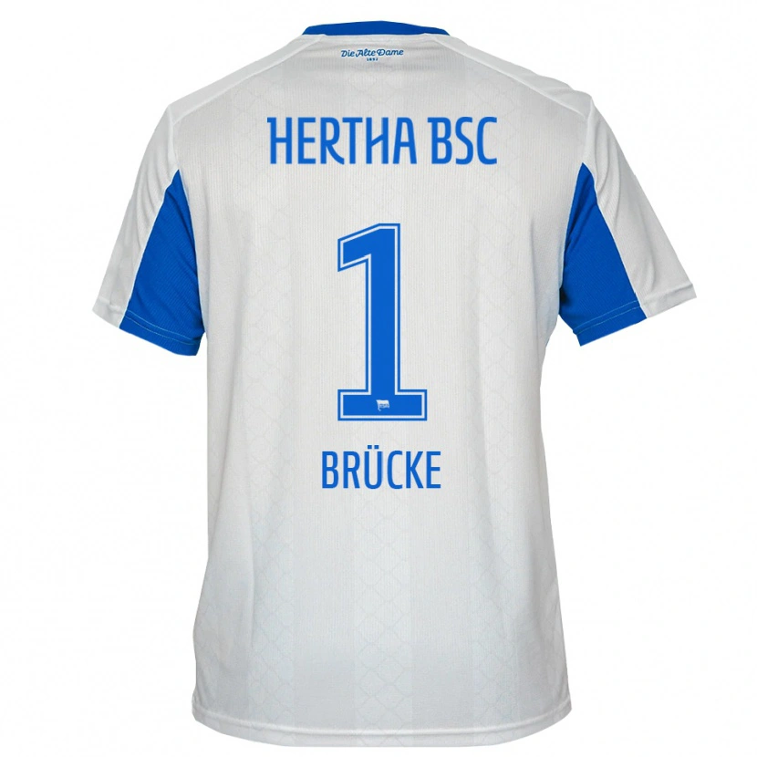 Danxen Dames Mathilda Brücke #1 Wit Blauw Uitshirt Uittenue 2025/26 T-Shirt België