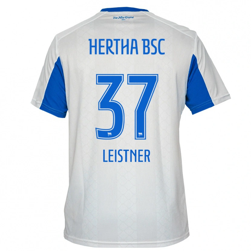 Danxen Dames Toni Leistner #37 Wit Blauw Uitshirt Uittenue 2025/26 T-Shirt België