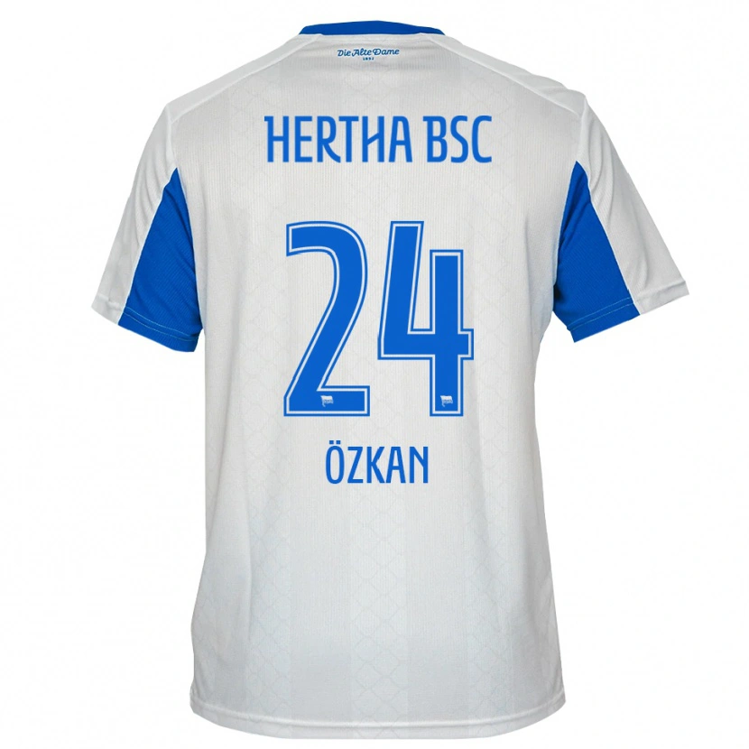 Danxen Dames Muhammed Özkan #24 Wit Blauw Uitshirt Uittenue 2025/26 T-Shirt België
