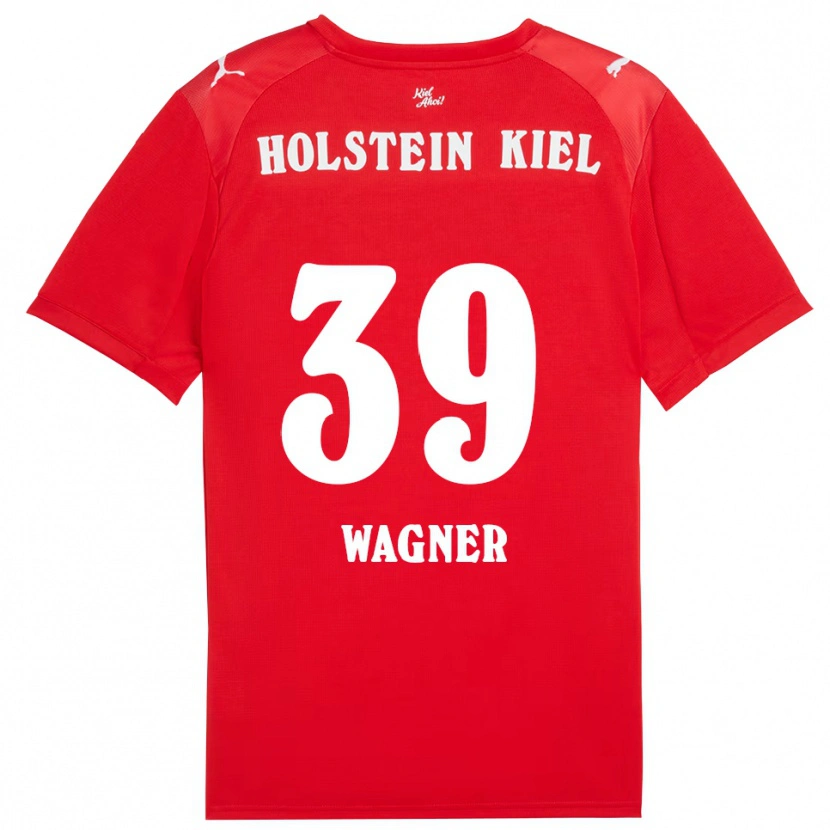 Danxen Dames Robert Wagner #39 Rood Blauw Uitshirt Uittenue 2025/26 T-Shirt België