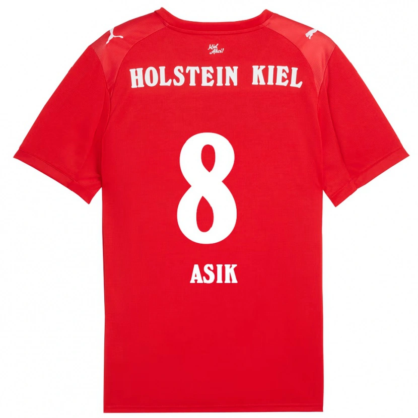 Danxen Dames Burak Asik #8 Rood Blauw Uitshirt Uittenue 2025/26 T-Shirt België