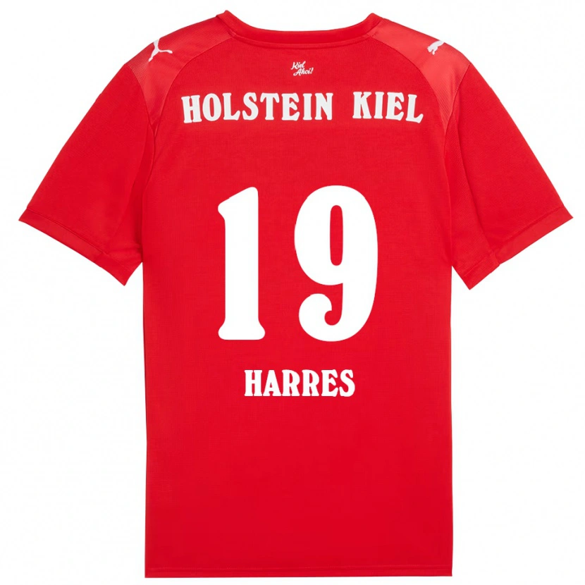 Danxen Dames Phil Harres #19 Rood Blauw Uitshirt Uittenue 2025/26 T-Shirt België