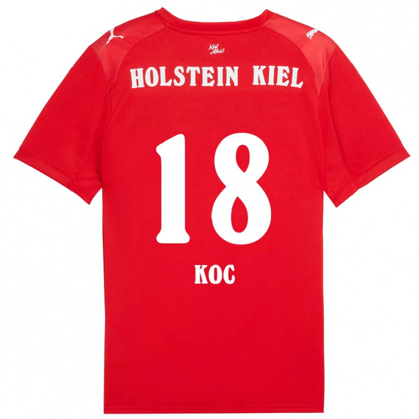 Danxen Dames Cengizhan Koc #18 Rood Blauw Uitshirt Uittenue 2025/26 T-Shirt België