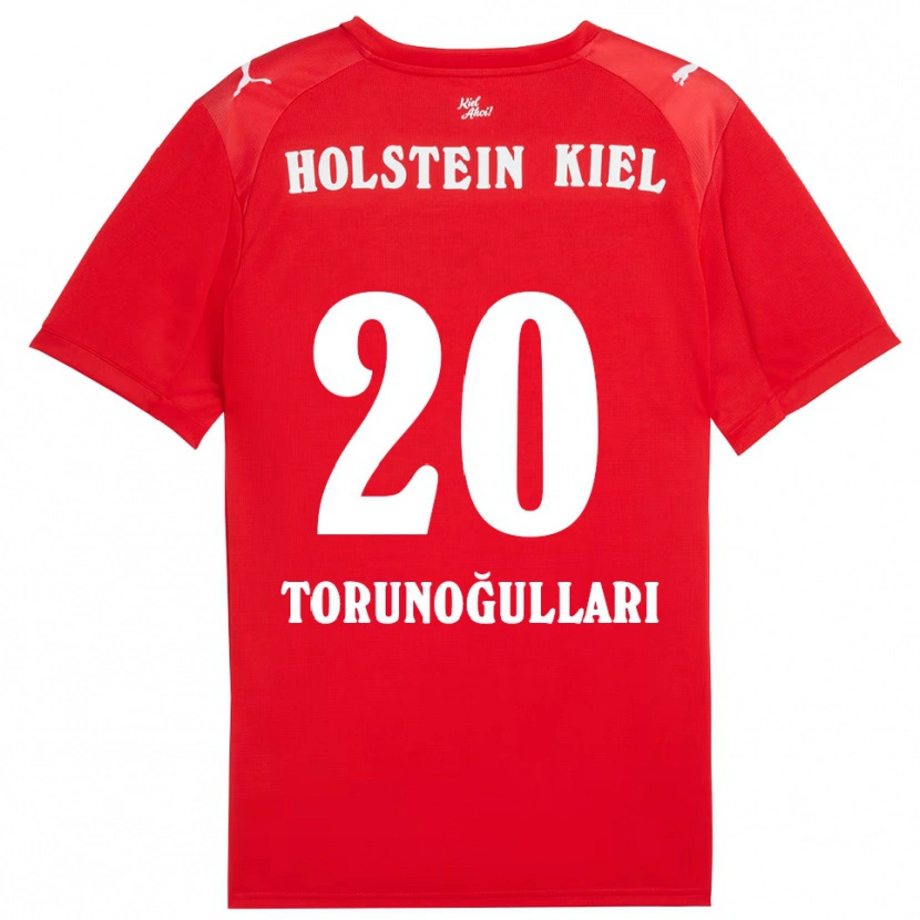 Danxen Dames Emin Torunoğulları #20 Rood Blauw Uitshirt Uittenue 2025/26 T-Shirt België